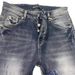 Men's Clothing Men's Slim Fit Stretch Jeans Distressed Rhinestone Sole High Street Vibe Casual Harem Pants Style Splatter Ink_mkmklike.com