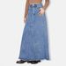 Women's Clothing High Waist Casual Retro Denim Women's Skirt_mkmklike.com
