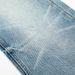 Gradient Washed Denim Men's High Street Trendy Distressed Loose Wide-Leg Lightning Scratch Straight-Leg Pants_mkmklike.com