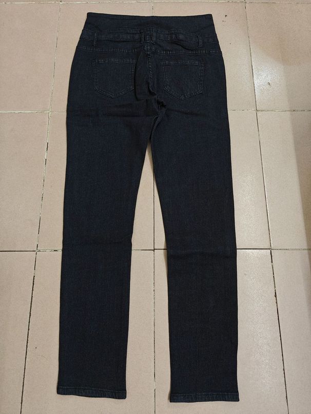 Large Quantity Discounts, European And American Cross-border New High-waisted Slim-fitting Elastic Large-size Small-footed Jeans For Women_mkmklike.com