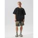 Men's Distressed Denim Shorts High Street American Retro Washed Loose Casual_mkmklike.com