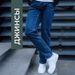 Men's Stretch Denim Jeans, Comfortable Straight Leg Trousers For Business Casual & Daily Wear Soft Washed Fabric Feel_mkmklike.com