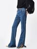 Women's Clothing Spring New High Waist High Slim Fit Split Retro Flared Pants Flared Jeans Women Spring_mkmklike.com