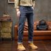 Men's Clothing, New Autumn And Winter Trend Men's Slim-fit Straight Fashion Versatile Elastic High Jeans And Trousers_mkmklike.com
