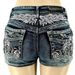 Women's Sexy Embroidered Denim Shorts - High Street Fashion Hot Pants (Sweet & Spicy Summer Style)_mkmklike.com