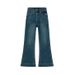 Apricot-colored Vintage Blue Jeans For Women, Spring 2026 New High-waisted Casual Fashion Slim-fit Stretchy Flared Pants_mkmklike.com