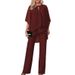 Women's Clothing hot-selling new European and American fashion solid color loose casual irregular suit_mkmklike.com