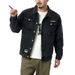 New Trendy Casual In Stock Clothing Side Seam Pocket Youth Cotton Denim Jacket Men's Top_mkmklike.com