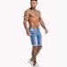 Men's Classic Denim Bermuda Shorts – Mid-Thigh Casual Stretch Shorts With Straight Leg (Sky Blue, S-2XL)_mkmklike.com