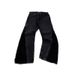 European And American Straight Jeans Women's Personality Street Zipper Collision Splicing Slightly Versatile Denim Trousers European And American Styl_mkmklike.com