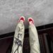Yellow Mud Dyed Graffiti Jeans Men's Light And Thin American High Street Vibe Pants Ruffian Handsome Slim Straight Slightly Pulled Trousers_mkmklike.com