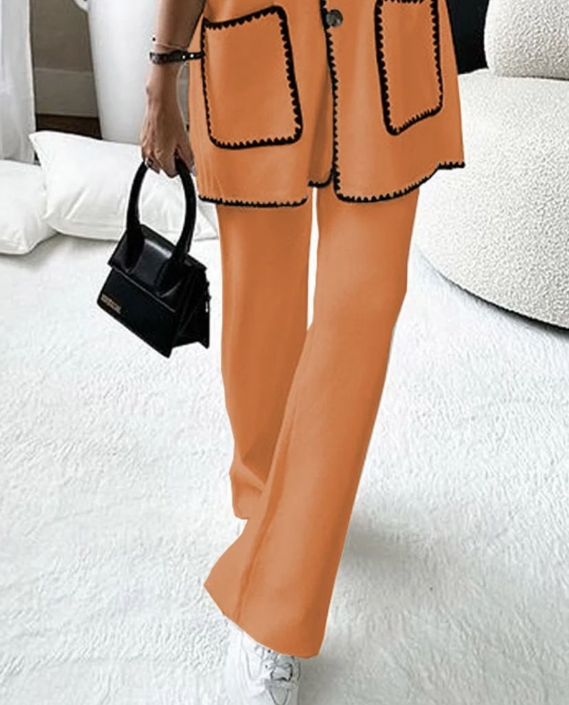 Women's Clothing fashionable patchwork patch bag suit _mkmklike.com