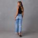 2026 New Ripped Tassel Denim Women's Street High Waist Straight Wide Leg Trousers Summer Jeans Women_mkmklike.com