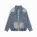 Eon Modish 25 Autumn New American Fashion High Street Personality Washed Denim Jacket Coat_mkmklike.com