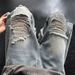 Men's Clothing Ripped Jeans Men Summer New Thin Design Niche Washed Distressed Loose Straight Trousers_mkmklike.com