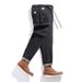 Large Size Men's Clothing To Keep Warm In Autumn And Winter, Grab The Wool Bottom, Wash The Jeans For Men, Add Extra Size Elastic Waist Pants For Men_mkmklike.com