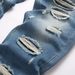 Men's Loose Fitting Ripped Jeans American Streetwear Brand Cool Casual Style_mkmklike.com