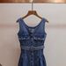 ELLE SP Home 2025 Early Spring New Fashion Retro Sweet Cool Elegant Waist-Cinching Short Puffy Denim Vest Dress For Women_mkmklike.com