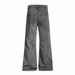 Unique High Street Wide-Leg Denim Flared For Men Punk Heavy Industry Deconstructed Split Design Loose Long Pants_mkmklike.com
