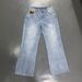 Men's Retro Cyan Blue Patchwork Denim Jeans – 13oz Heavyweight, Cleanfit Streetwear Style, Commuter-Friendly_mkmklike.com