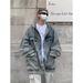 Spring Autumn American High Street Vintage Hooded Cowboy Men's Brand Ins Trendy Couple Loose And Handsome Jacket_mkmklike.com