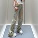 Glam Rhinestone Embellished Straight Leg Jeans - Trendy Girl Style Starry Denim Pants For Women_mkmklike.com