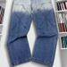 Men's Clothing High Street Retro Washed Light Color Contrast Thick Material Men's Jeans Straight Loose Drape Cross Border Jeans_mkmklike.com