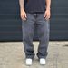 Men's American Vintage Heavy Washed Denim Jeans – Relaxed Straight Fit High Street Casual Trousers_mkmklike.com