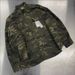 Women's Clothing Trendy Brand Military Green Camouflage Washed Old Jacket With Patch On The Back Lapel Long Sleeved Shirt For Men And Women Vibe Style_mkmklike.com