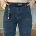 Spring And Summer Thin Six For Men, Elastic Straight Men's Pants, Multi Pocket Versatile Casual Small Leg Jeans_mkmklike.com