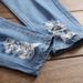 Men's Clothing Slim Fit Ripped Knee Trendy Elastic Leg Opening Zipper Fashionable Men's Jeans_mkmklike.com