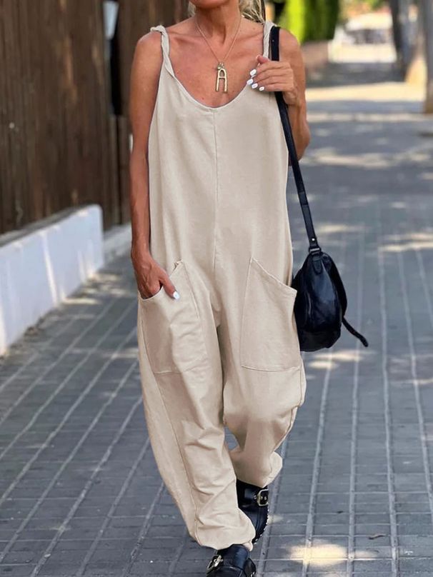Women's summer new jumpsuit casual pants_mkmklike.com