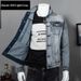 Pulse Pulse Lightweight New Jacket Coat Denim Clothing Spring Autumn Shirt Men's Youth Fashion_mkmklike.com