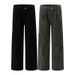 Men's Retro Vintage Workwear Jeans Loose Casual Deconstructed Distressed Straight Leg Pants Wear & Archer0603 American Style_mkmklike.com