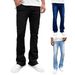 Men's Clothing High Quality Elastic Flared Jeans_mkmklike.com