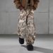 Men's Loose Straight Leg Jeans With Leopard Print & Distressed Details - Streetwear Casual Pants For Trendy Looks_mkmklike.com