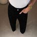 D8751 Foreign Trade European And American Women's Full Rhinestone Washed Jeans High Waist Straight Hot Girl Long_mkmklike.com