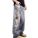 Men's Streetwear Slim Fit Embroidered Jeans – Ripped & Patched Denim Pants, High-Fashion Skinny Fit (S-3XL)_mkmklike.com