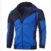 Men's Clothing Personalized Colorblock Double Zipper Hooded Cardigan Slim Sweater_mkmklike.com