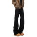 Parisian Bootcut Jeans – Classic Black Washed Denim With Slight Flare (S-3XL)_mkmklike.com