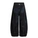 Paint Spray Ink Scimitar Wide-Leg Jeans Men's American High Street Three-Dimensional Deconstructed Design Splash_mkmklike.com