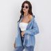 Women's Clothing Non Motorcycle Denim Outerwear Women's Coat Long Sleeve Autumn And Winter Jacket_mkmklike.com