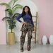Women's Clothing Women's Straight Leg Camouflage Cargo Pants Cool Street Style Multi Pocket Loose Casual Denim Clothing For Ladies_mkmklike.com