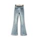 Women's Clothing Women's High-Waisted Slim Fit Denim Jeans Style Hot Stamped Rhinestone Trendy Autumn Heavy Duty Flared Pants_mkmklike.com