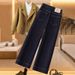 Clair Fleece-Lined Straight-Leg Jeans For Women 2025 New Elastic Trendy Narrow Loose Wide-Leg Pants_mkmklike.com