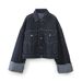 European And American Women's Clothing Hot Selling Denim Jacket Coat Flared Hem Pants Suit_mkmklike.com