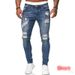 Ripped Men's Pants Trendy Denim New Pants Slim Denim_mkmklike.com