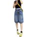 High Waisted Cropped Jeans Women's plus Size Stylish Design Loose Fit Slimming Straight Leg Wide Leg mid Length New Summer 2026 Style_mkmklike.com