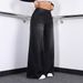 Women's High Waist Wide Leg Jeans Loose Fit Casual Retro Trousers Versatile Spring Autumn Summer Denim_mkmklike.com