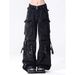 Heavyweight Cargo Jeans For Men, Straight Loose Wide-Leg American High Street Pants, Trendy Brand, Cool Multi-Pocket_mkmklike.com